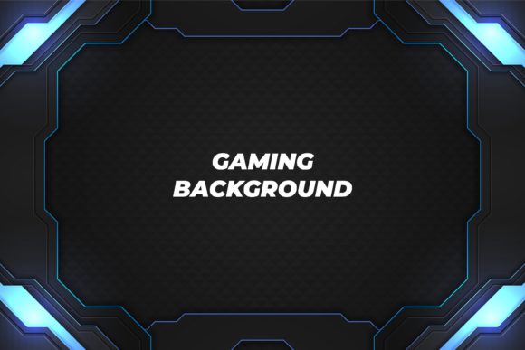 Download Gaming Background Black and Blue - Gaming background Collection