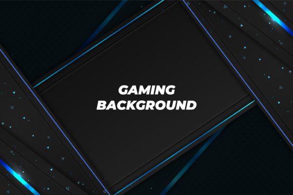 Download Modern Gaming Background Black and Blue - Gaming background Collection