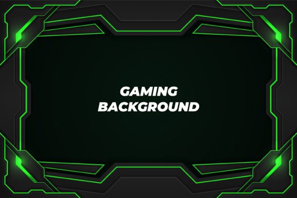 Download Gaming Background Black and Green - Gaming background Collection